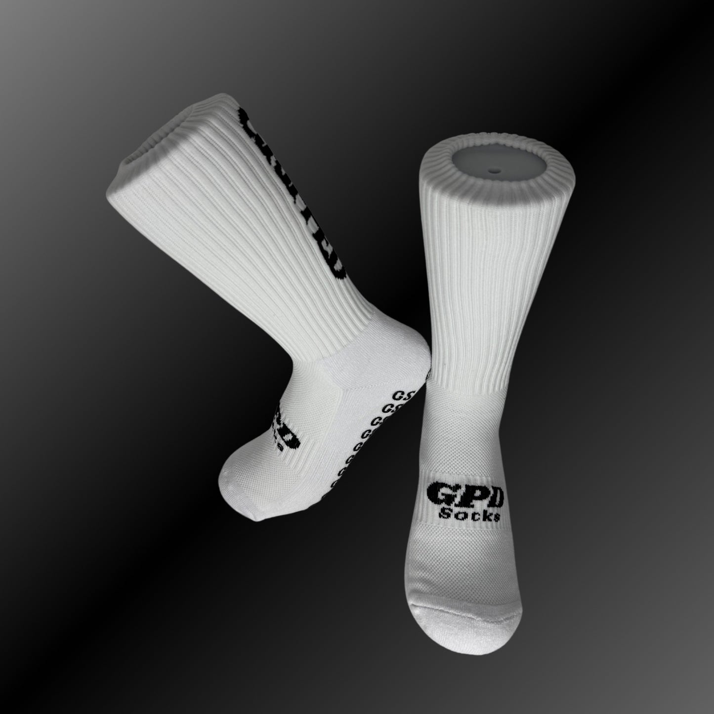 3 pack of Gripped white